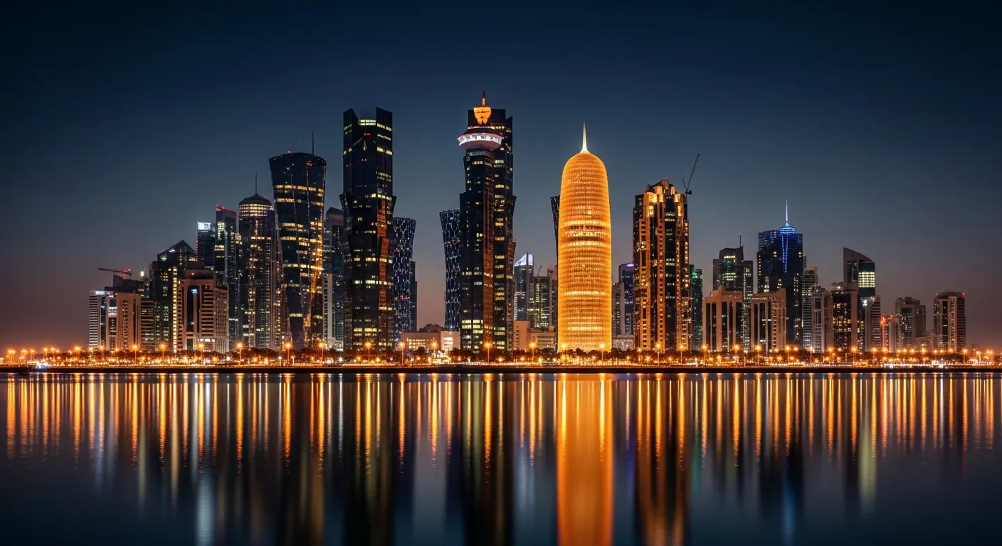 Doha skyline for the GulfMoveIQ Qatar expat guide
