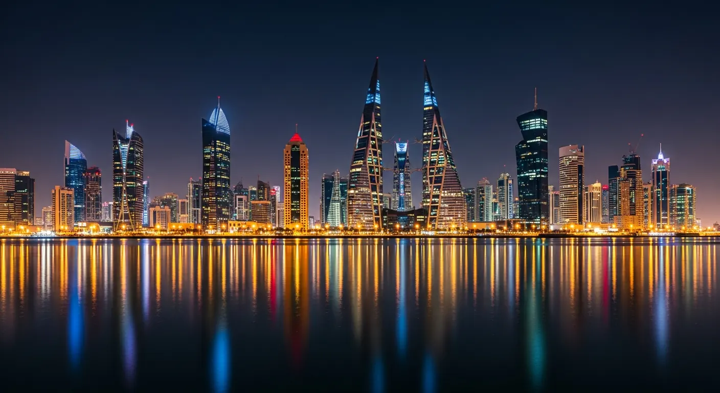 Manama skyline for the GulfMoveIQ Bahrain expat guide